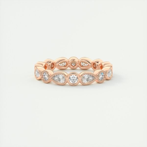 Mixed Cut Diamond Eternity Band