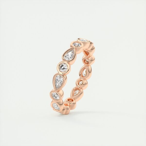 Mixed Cut Diamond Eternity Band - Image 2