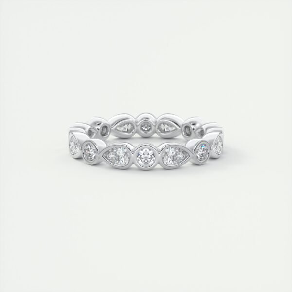 Mixed Cut Diamond Eternity Band - Image 3