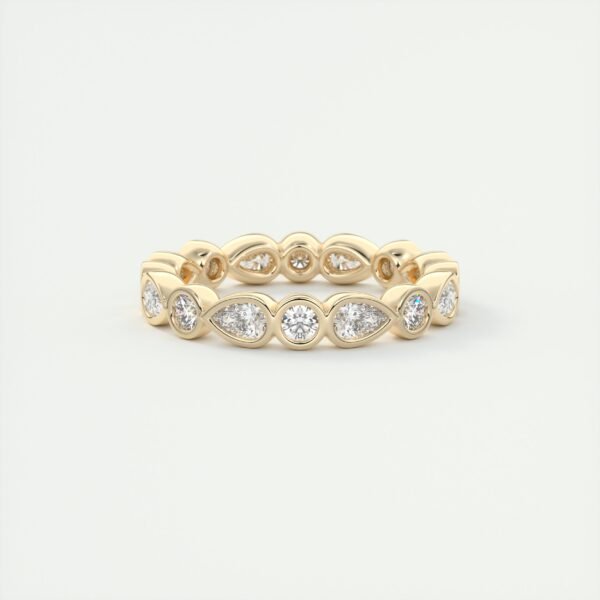 Mixed Cut Diamond Eternity Band - Image 5