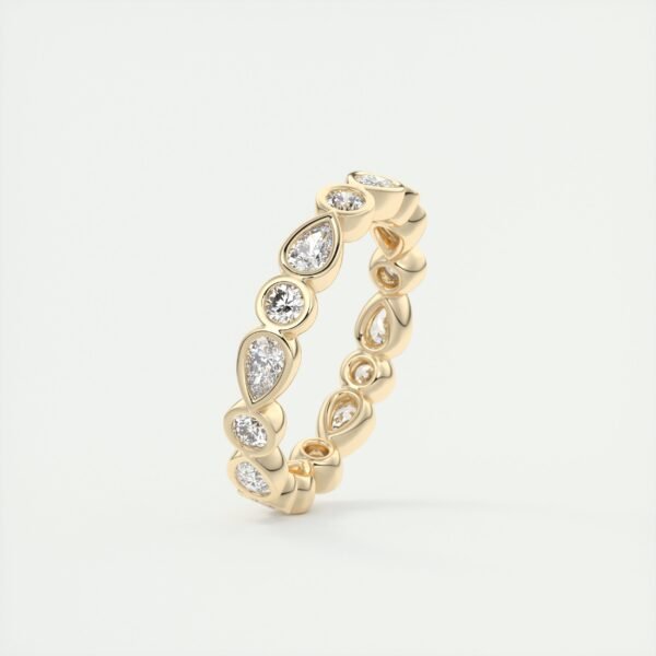 Mixed Cut Diamond Eternity Band - Image 6