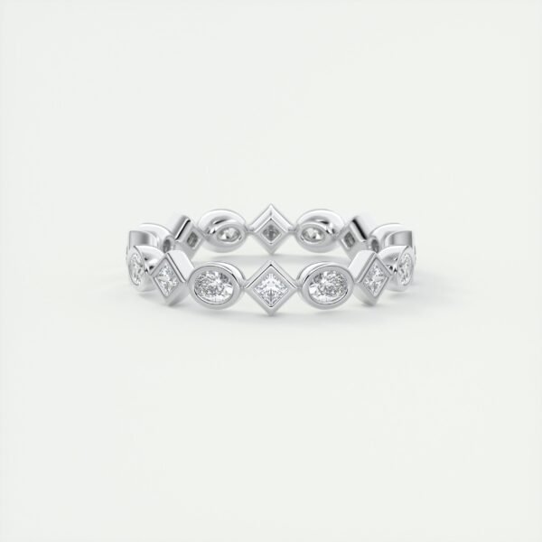 Mixed Cut Diamond Eternity Band - Image 3