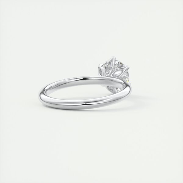 Classic Solitaire Diamond Ring with Six-Prong Setting - Image 8