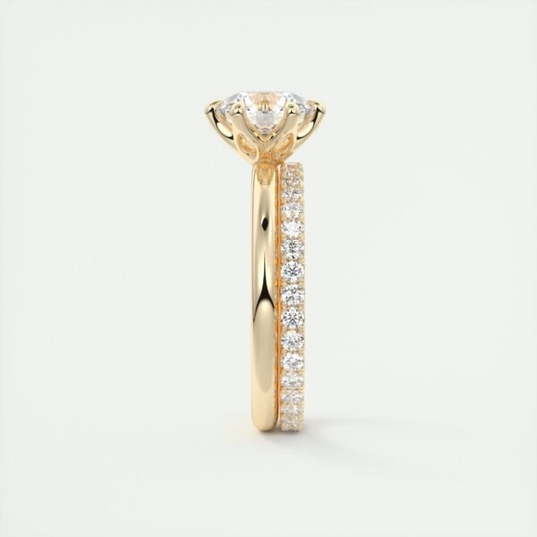 Classic Solitaire Diamond Ring with Six-Prong Setting - Image 18
