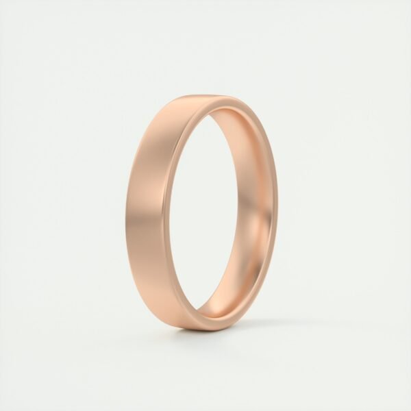 Classic Matte Finish Wedding Band - Image 3