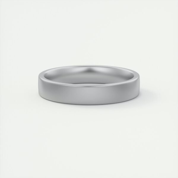 Classic Matte Finish Wedding Band - Image 4