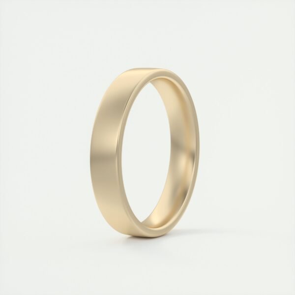 Classic Matte Finish Wedding Band - Image 6