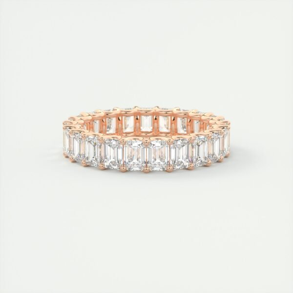 Emerald Cut Diamond Eternity Band
