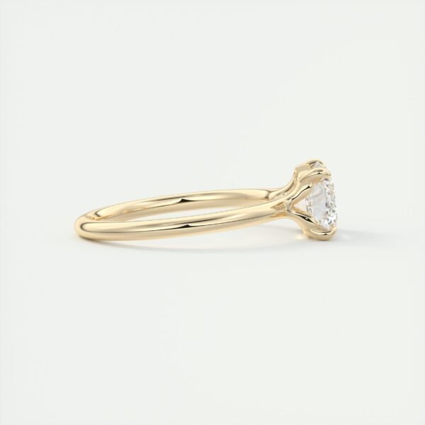 Emerald Cut Diamond Solitaire Ring - Image 18