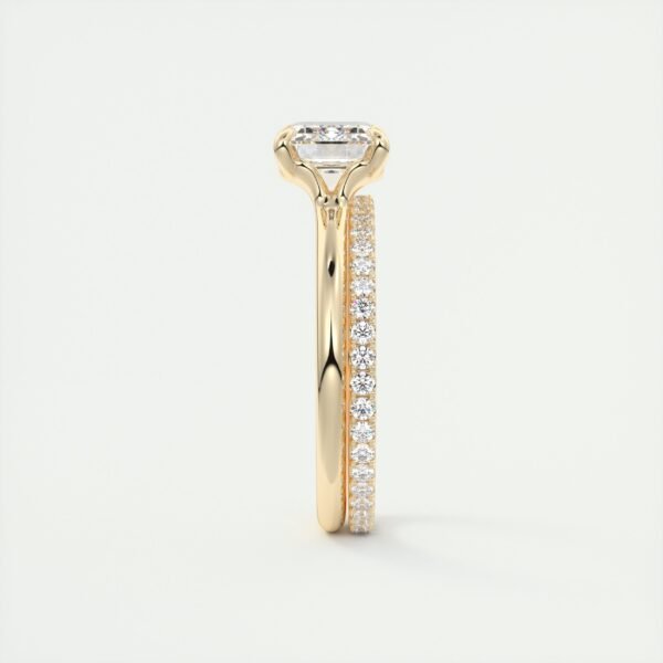 Emerald Cut Diamond Solitaire Ring - Image 21