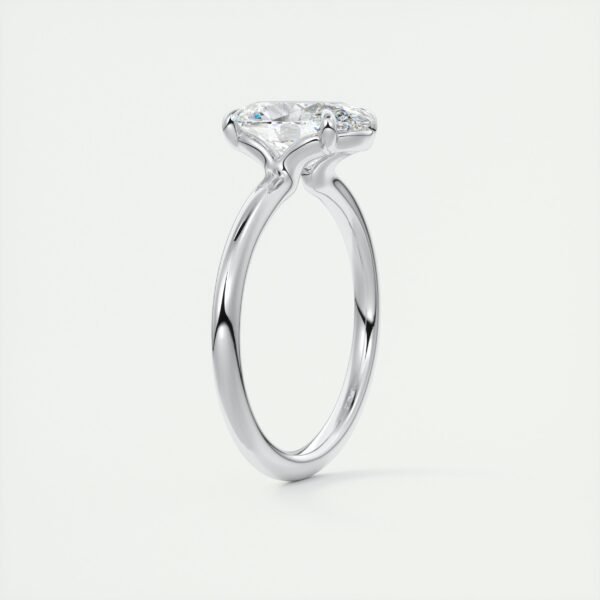 Classic Oval Diamond Solitaire Ring - Image 12