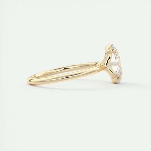 Classic Oval Diamond Solitaire Ring - Image 18