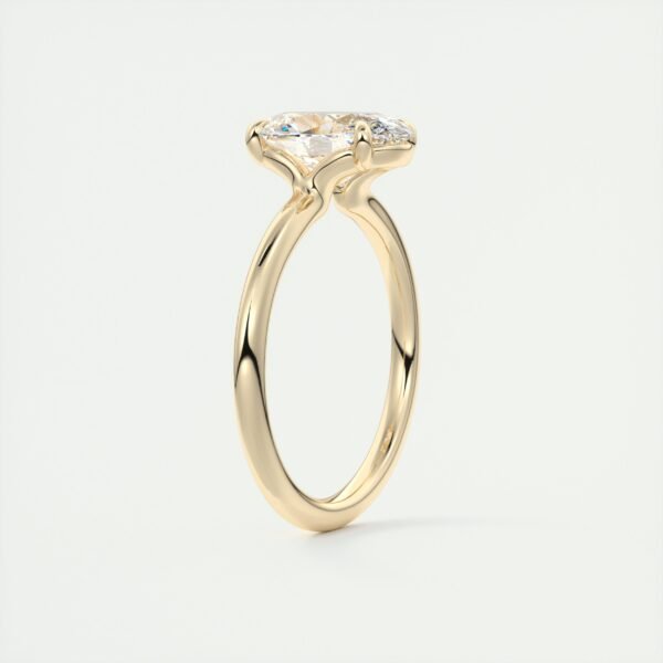 Classic Oval Diamond Solitaire Ring - Image 24
