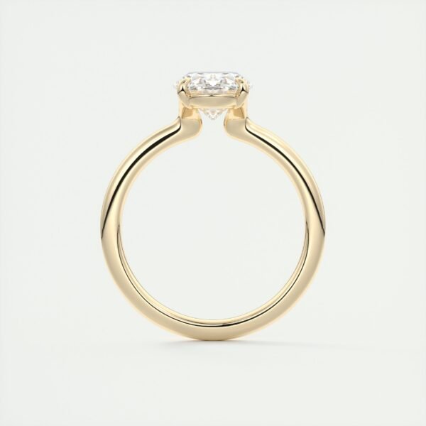 Classic Oval Diamond Solitaire Ring - Image 26