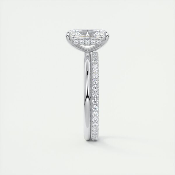 Emerald Cut Diamond Solitaire Ring - Image 11