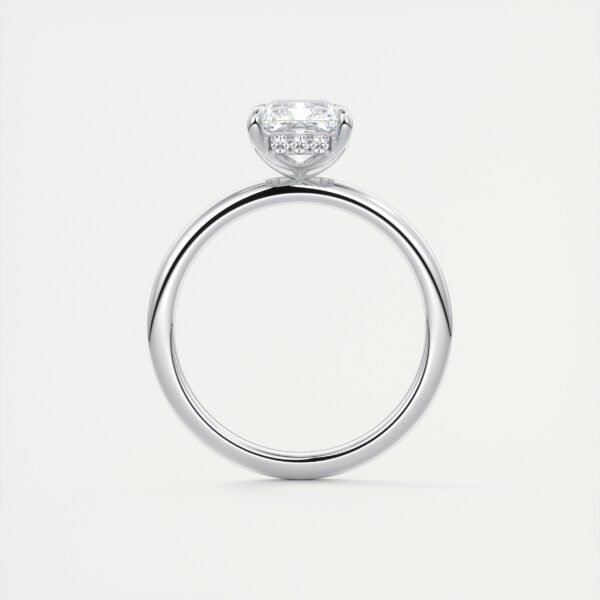 Emerald Cut Diamond Solitaire Ring - Image 13