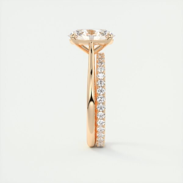 Classic Oval Diamond Solitaire Ring - Image 4