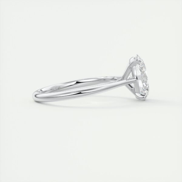 Classic Oval Diamond Solitaire Ring - Image 11