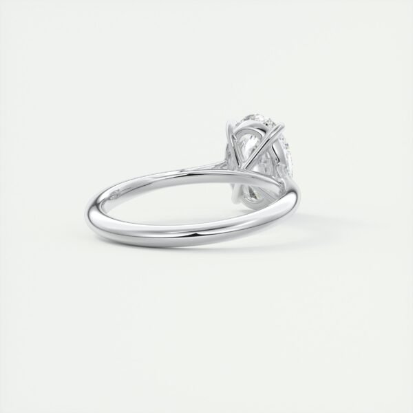 Classic Oval Diamond Solitaire Ring - Image 12