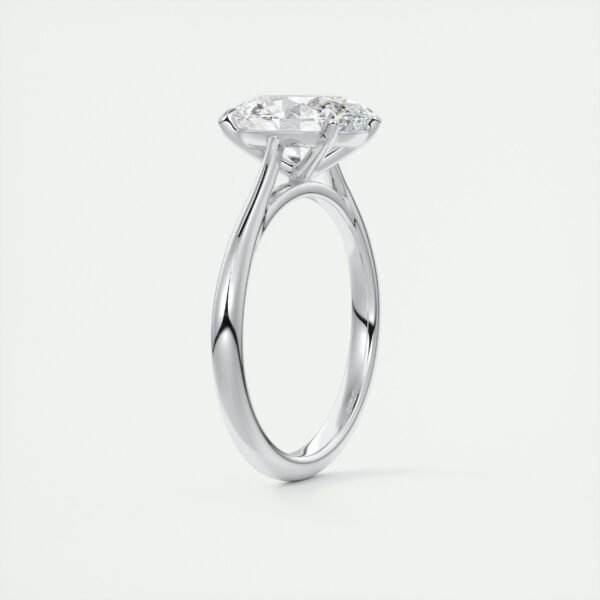 Classic Oval Diamond Solitaire Ring - Image 17
