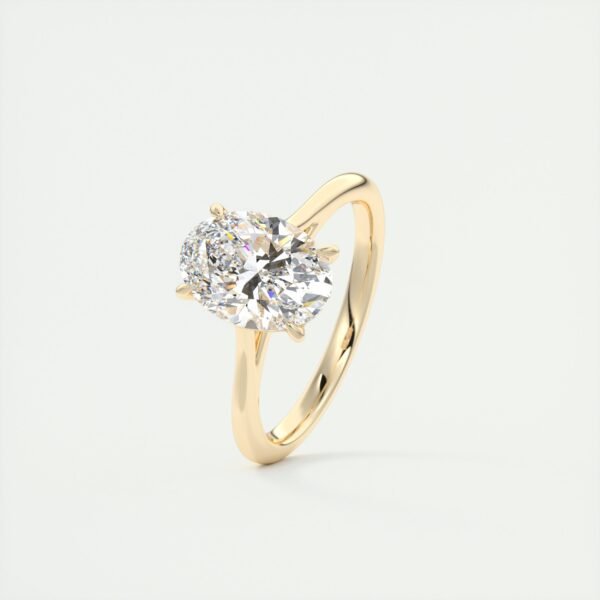 Classic Oval Diamond Solitaire Ring - Image 29