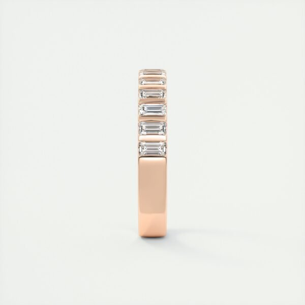 Emerald Cut Diamond Eternity Band - Image 2