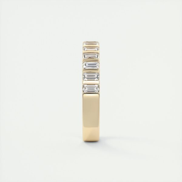 Emerald Cut Diamond Eternity Band - Image 6