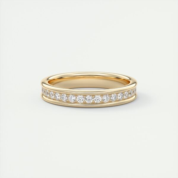 Classic Channel-Set Diamond Band - Image 5