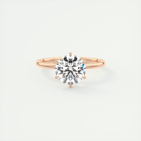 Solitaire Diamond Engagement Ring