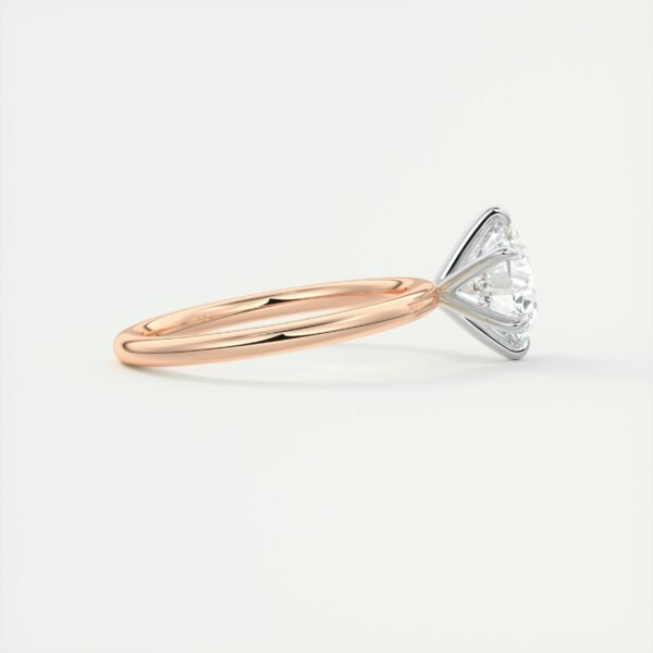 Classic Solitaire Diamond Ring with Six-Prong Setting - Image 2