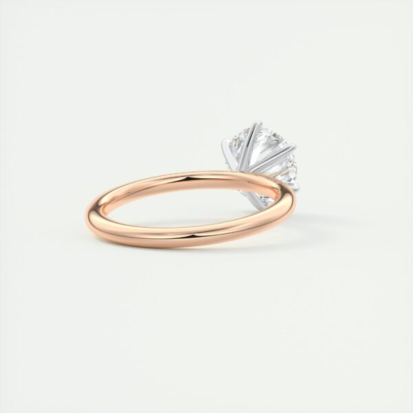 Classic Solitaire Diamond Ring with Six-Prong Setting - Image 3