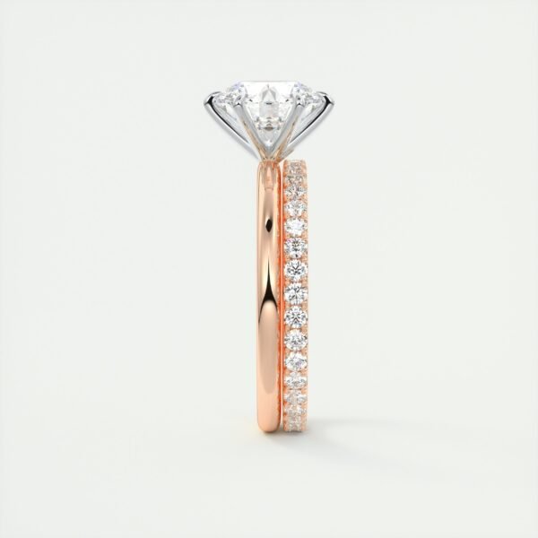 Classic Solitaire Diamond Ring with Six-Prong Setting - Image 4