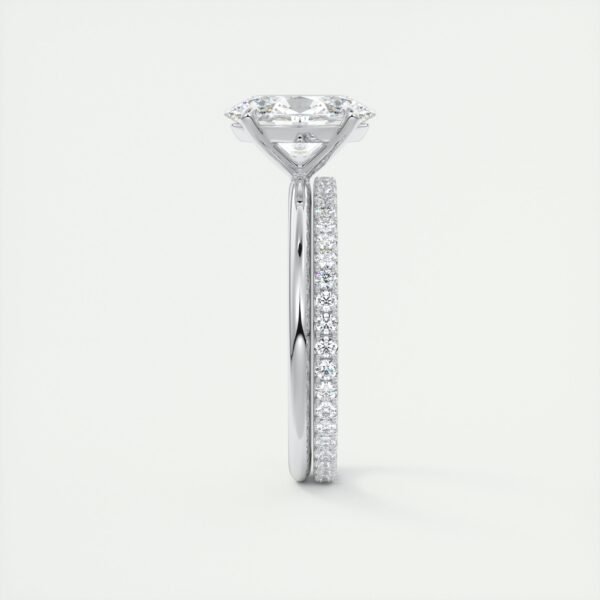 Classic Oval Diamond Solitaire Ring - Image 11