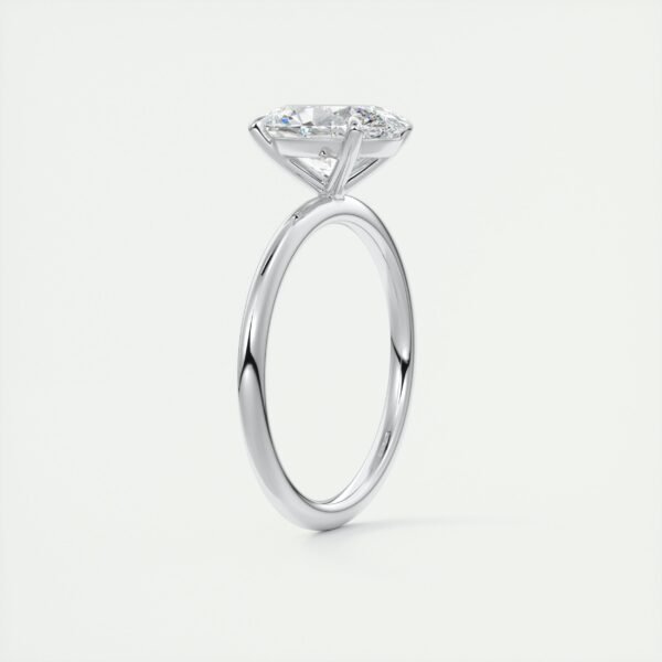 Classic Oval Diamond Solitaire Ring - Image 12