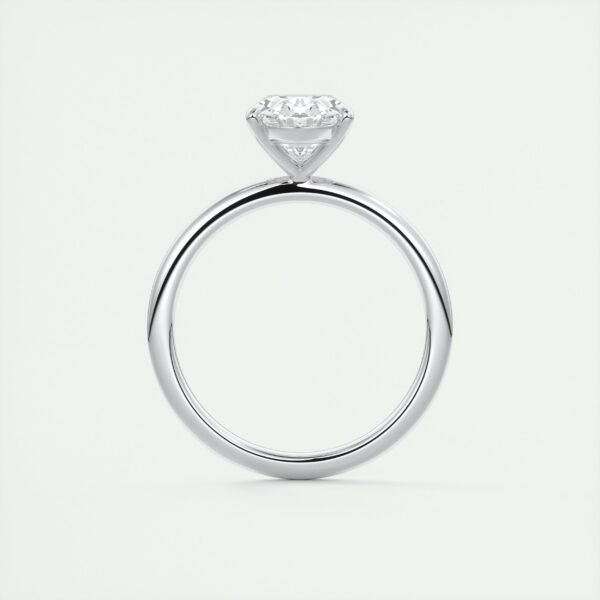 Classic Oval Diamond Solitaire Ring - Image 13