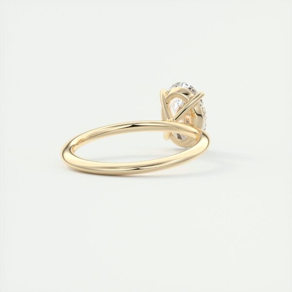 Classic Oval Diamond Solitaire Ring - Image 17