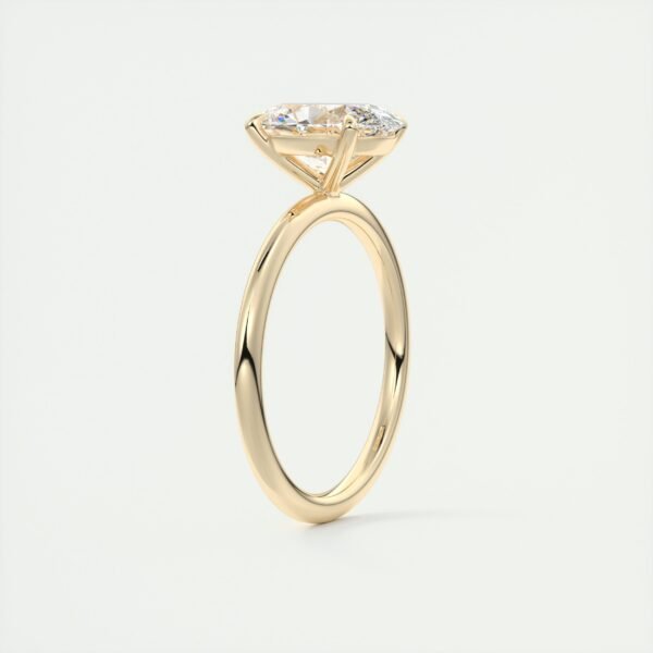 Classic Oval Diamond Solitaire Ring - Image 19