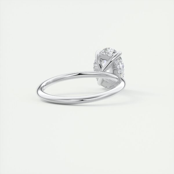 Classic Oval Diamond Solitaire Ring - Image 10
