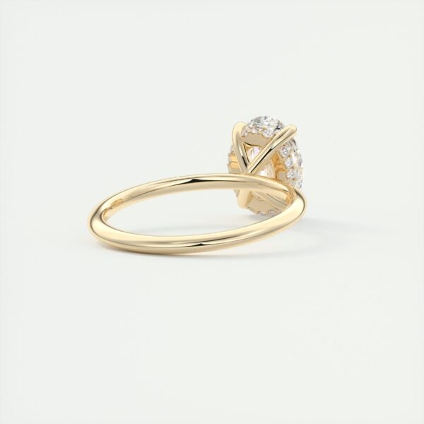 Classic Oval Diamond Solitaire Ring - Image 17