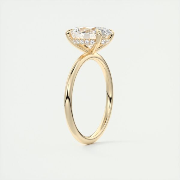 Classic Oval Diamond Solitaire Ring - Image 19