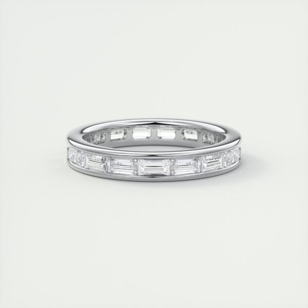 Emerald Cut Diamond Eternity Band - Image 3
