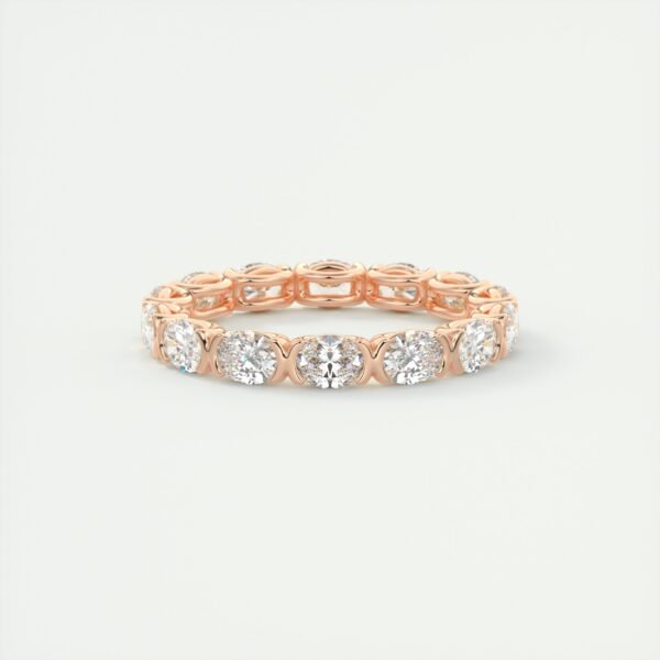 Classic Oval Diamond Eternity Band
