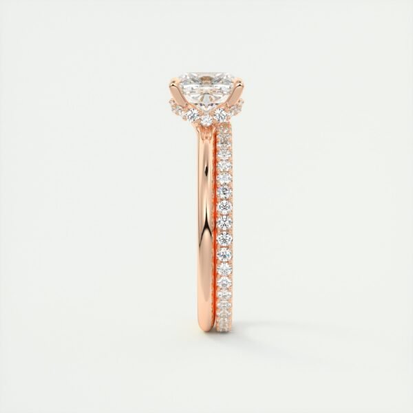 Cushion Cut Diamond Solitaire Ring - Image 4