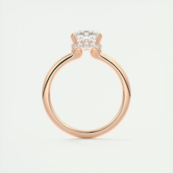 Cushion Cut Diamond Solitaire Ring - Image 6