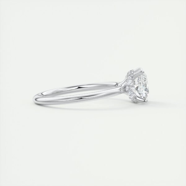 Cushion Cut Diamond Solitaire Ring - Image 9