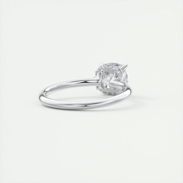 Cushion Cut Diamond Solitaire Ring - Image 10