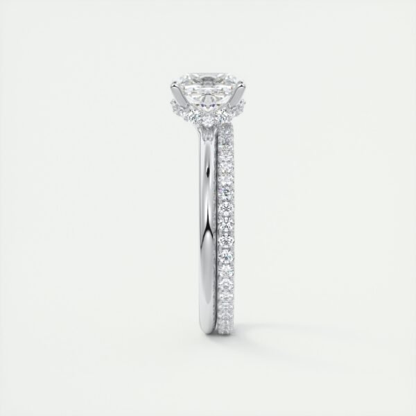 Cushion Cut Diamond Solitaire Ring - Image 11
