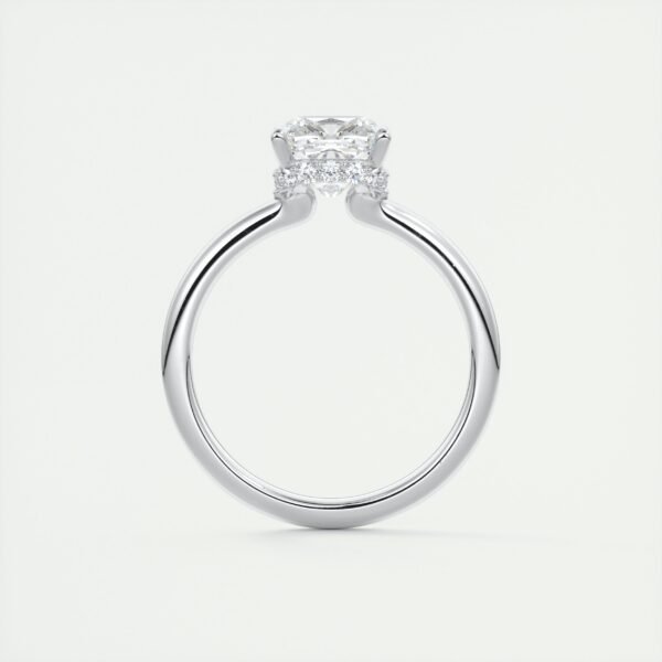 Cushion Cut Diamond Solitaire Ring - Image 13