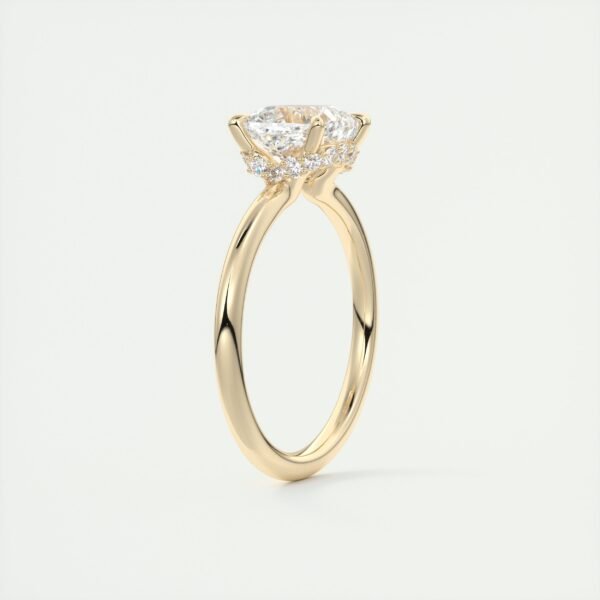 Cushion Cut Diamond Solitaire Ring - Image 19
