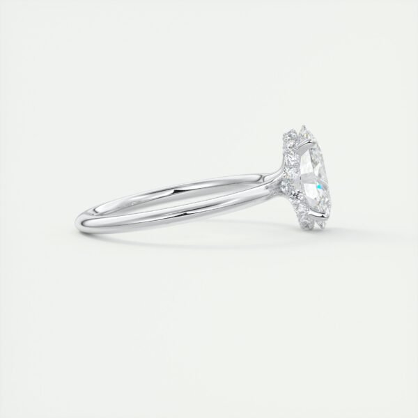 Classic Oval Diamond Solitaire Ring - Image 9